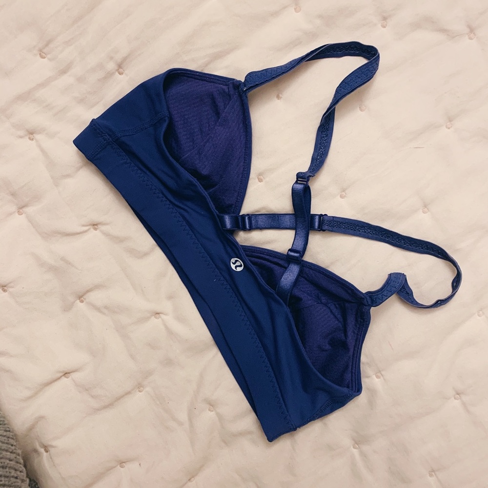Lululemon blue sports bra 6